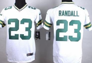 Youth Nike Green Bay Packers #23 Damarious Randall White Stitched NFL Jersey