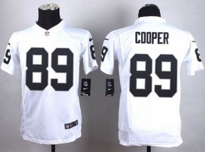 Youth Nike Oakland Raiders #89 Amari Cooper White Stitched NFL Jersey