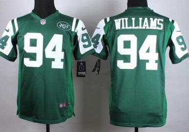 Youth Nike New York Jets #94 Leonard Williams Green Stitched NFL Jersey
