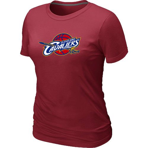 Women's Cleveland Cavaliers Big & Tall Primary Logo Red NBA T-Shirt