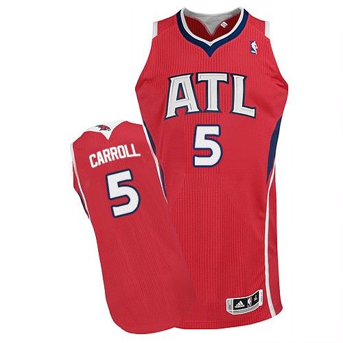 Atlanta Hawks #5 DeMarre Carroll Red Stitched NBA Jersey