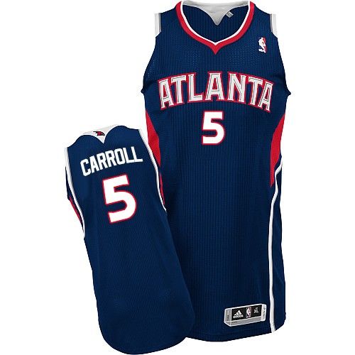 Atlanta Hawks #5 DeMarre Carroll Blue Stitched NBA Jersey