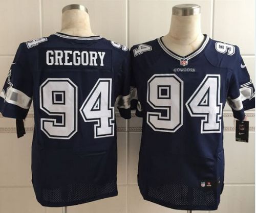 Nike Dallas Cowboys #94 Randy Gregory Navy Blue Stitched NFL Elite Jersey