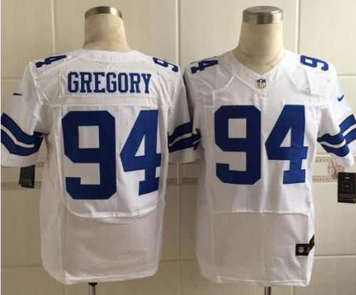Nike Dallas Cowboys #94 Randy Gregory White Stitched NFL Elite Jersey