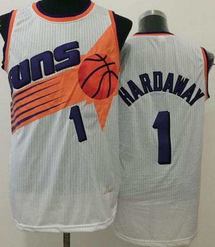 Phoenix Suns #1 Penny Hardaway White Throwback Stitched NBA Jersey