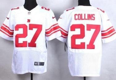 Nike New York Giants #27 Landon Collins White NFL Elite Jersey