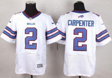 Nike Bills #2 Dan Carpenter White Men's Stitched NFL New Elite Jersey