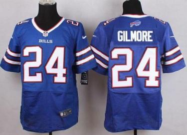 Nike Bills #24 Stephon Gilmore Royal Blue Team Color Men's Stitched NFL New Elite Jersey