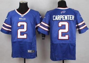 Nike Bills #2 Dan Carpenter Royal Blue Team Color Men's Stitched NFL New Elite Jersey