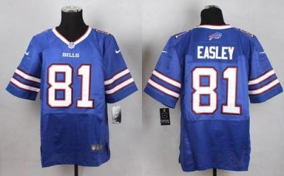 Nike Bills #81 Marcus Easley Royal Blue Team Color Men's Stitched NFL New Elite Jersey