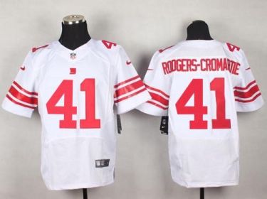 Nike Giants #41 Dominique Rodgers-Cromartie White Men's Stitched NFL Elite Jersey
