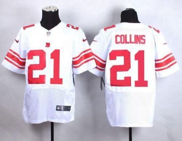 Nike Giants #21 Landon Collins White Men's Stitched NFL Elite Jersey