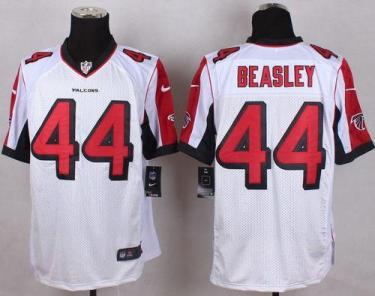 Nike Falcons #44 Vic Beasley White Men's Stitched NFL Elite Jersey