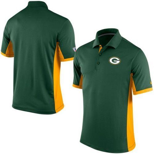 Men's Nike NFL Green Bay Packers Green Team Issue Performance Polo