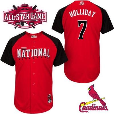 Cardinals #7 Matt Holliday Red 2015 All-Star National League Stitched Baseball Jersey