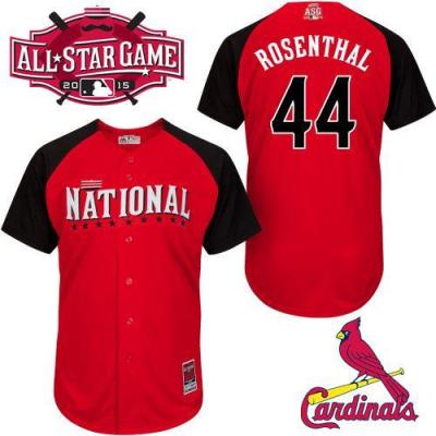 Cardinals #44 Trevor Rosenthal Red 2015 All-Star National League Stitched Baseball Jersey