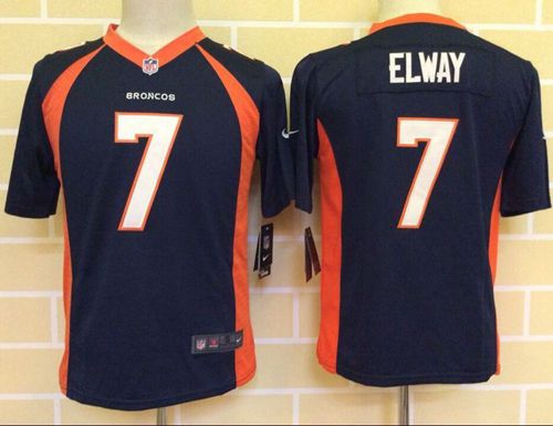 Youth Nike Broncos #7 John Elway Blue Alternate Stitched NFL Jersey
