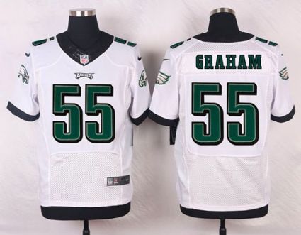 Nike Eagles #55 Brandon Graham White Men's Stitched NFL New Elite Jersey