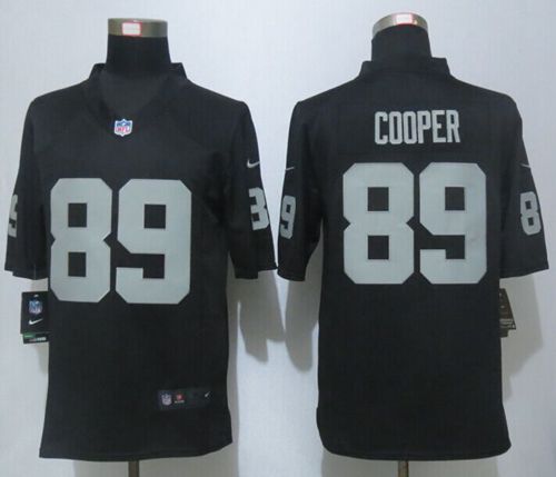 Nike Raiders #89 Amari Cooper Black Team Color Men's Stitched NFL Game Jersey