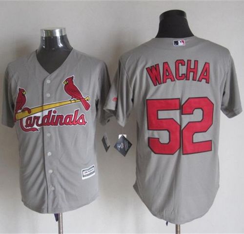 Cardinals #52 Michael Wacha Grey New Cool Base Stitched Baseball Jersey
