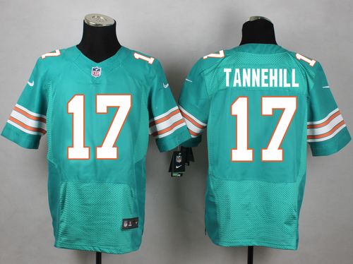 Nike Dolphins #17 Ryan Tannehill Aqua Green Alternate Men's Stitched NFL Elite Jersey