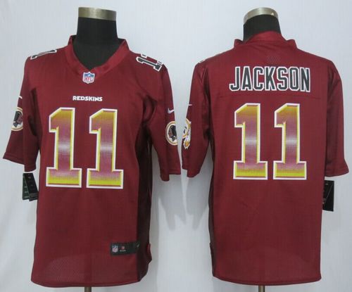 Nike Redskins #11 DeSean Jackson Burgundy Red Team Color Men's Stitched NFL Limited Strobe Jersey