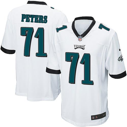 Youth Nike Eagles #71 Jason Peters White Stitched NFL Jersey