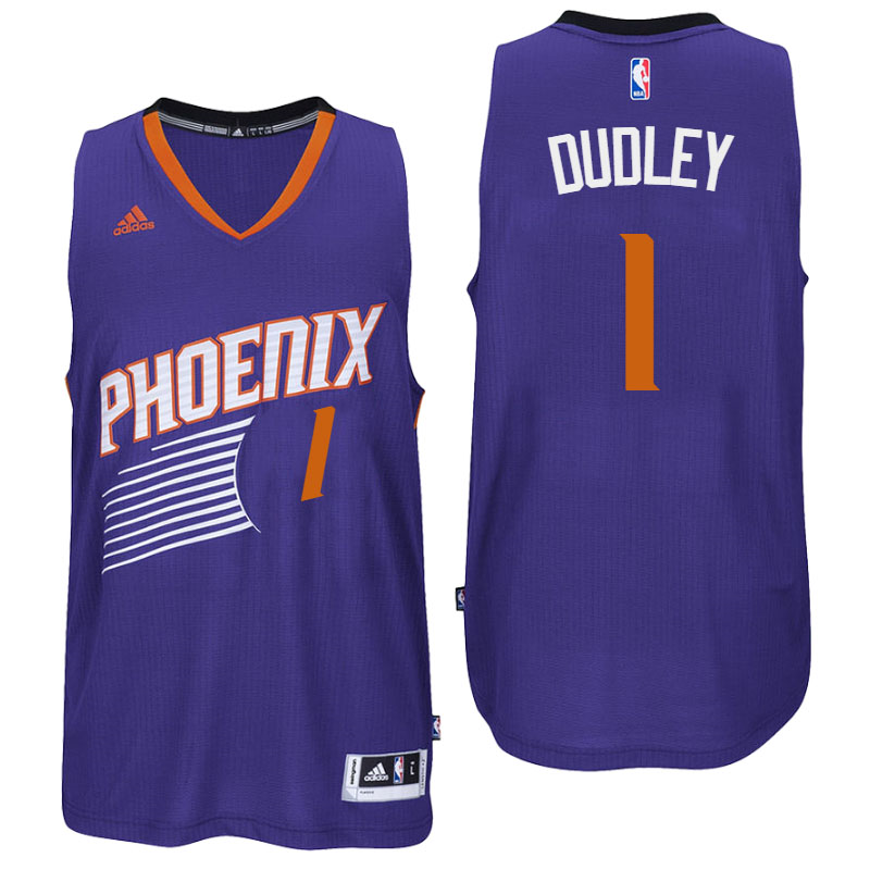 Phoenix Suns #1 Jared Dudley 2016 Road Purple New Swingman Jersey