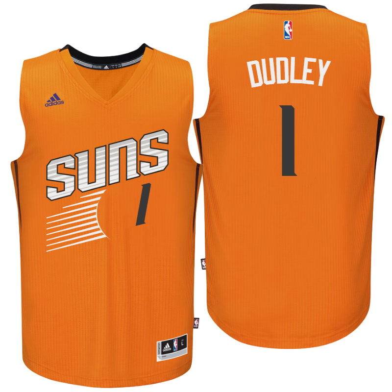 Phoenix Suns #1 Jared Dudley Alternate Orange New Swingman Jersey