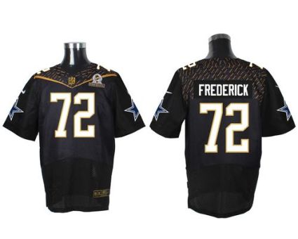 Nike Dallas Cowboys #72 Travis Frederick Black 2016 Pro Bowl Men's Stitched NFL Elite Jersey