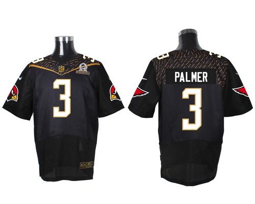 Nike Arizona Cardinals #3 Carson Palmer Black 2016 Pro Bowl Men's Stitched NFL Elite Jersey