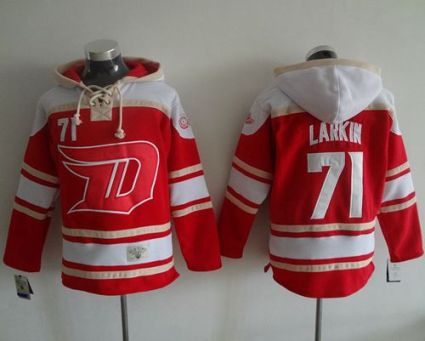 Detroit Red Wings #71 Dylan Larkin Red 2016 Stadium Series NHL Hoodie