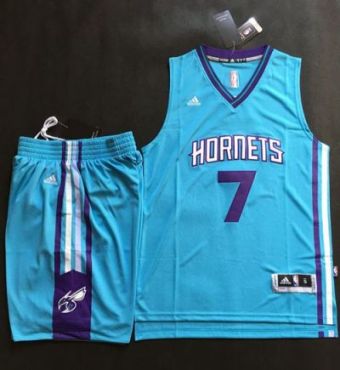 Charlotte Hornets #7 Jeremy Lin Teal A Set Stitched NBA Jersey