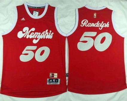 Memphis Grizzlies #50 Zach Randolph Red 2015-2016 Christmas Day Stitched NBA Jersey