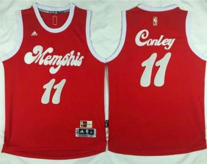 Memphis Grizzlies #11 Mike Conley Red 2015-2016 Christmas Day Stitched NBA Jersey
