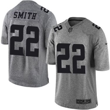 Nike Minnesota Vikings #22 Harrison Smith Gray Men's Stitched NFL Limited Gridiron Gray Jersey