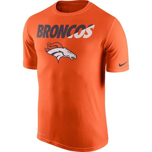 Men's Denver Broncos Nike Orange Legend Staff Practice Performance T-Shirt