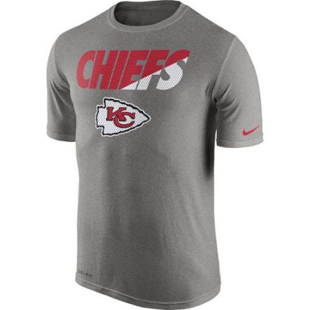 Men's Kansas City Chiefs Nike Charcoal Legend Staff Practice Performance T-Shirt