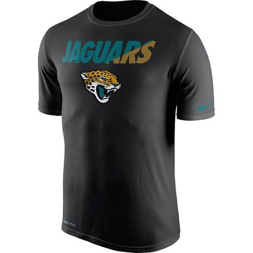 Men's Jacksonville Jaguars Nike Black Legend Staff Practice Performance T-Shirt