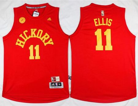 Indiana Pacers #11 Monta Ellis Red Hardwood Classics Stitched NBA Jersey