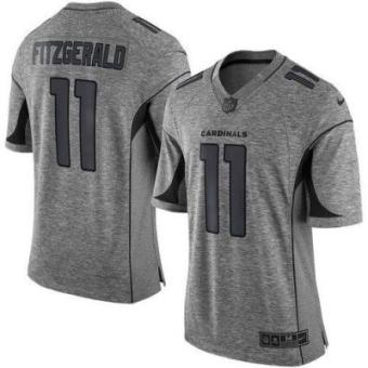Nike Arizona Cardinals #11 Larry Fitzgerald Gray Men's Stitched NFL Limited Gridiron Gray Jersey