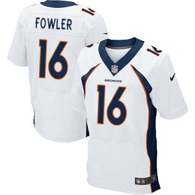 Nike Denver Broncos #16 Bennie Fowler White Men's Stitched NFL New Elite Jersey