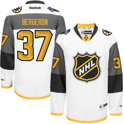 Boston Bruins #37 Patrice Bergeron White 2016 All Star Stitched NHL Jersey
