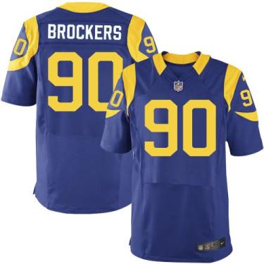 Nike St. Louis Rams #90 Michael Brockers Royal Blue Alternate NFL Elite Jersey