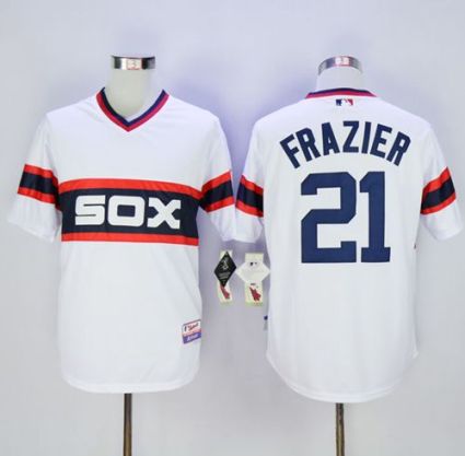Chicago White Sox #21 Todd Frazier White Alternate Home Cool Base Stitched MLB Jersey