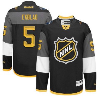 Florida Panthers #5 Aaron Ekblad Black 2016 All Star Stitched NHL Jersey