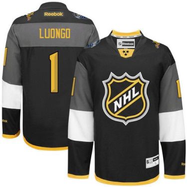 Florida Panthers #1 Roberto Luongo Black 2016 All Star Stitched NHL Jersey