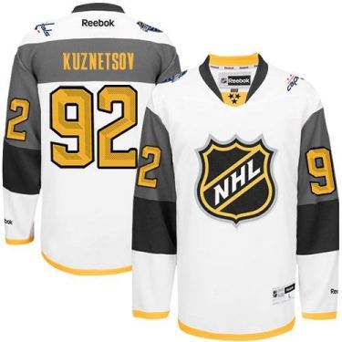 Washington Capitals #92 Evgeny Kuznetsov White 2016 All Star Stitched NHL Jersey