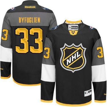 Winnipeg Jets #33 Dustin Byfuglien Black 2016 All Star Stitched NHL Jersey
