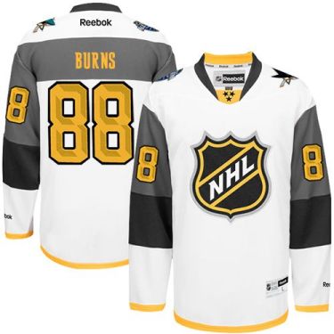 San Jose Sharks #88 Brent Burns White 2016 All Star Stitched NHL Jersey